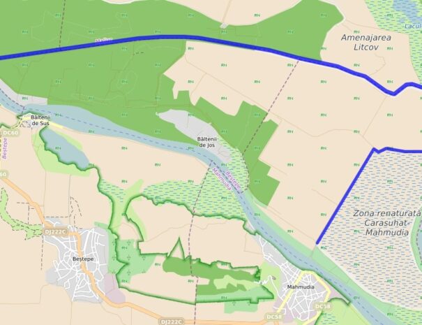 Canalul Litcov - uMap