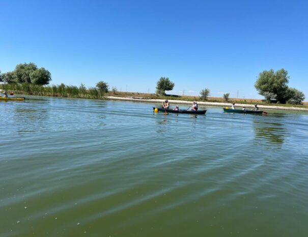 Two families on canoe 2025-07-13